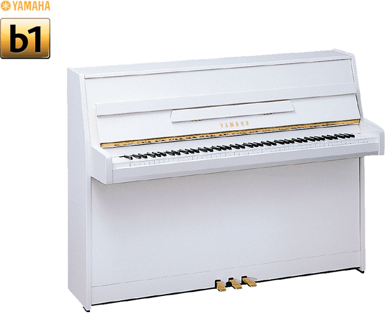 Le piano Yamaha B1 blanc